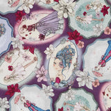 Tecido Patchwork Mirabelle Midnight Garden Lilás - Ribes y Casals