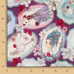 Tecido Patchwork Mirabelle Midnight Garden Lilás - Ribes y Casals