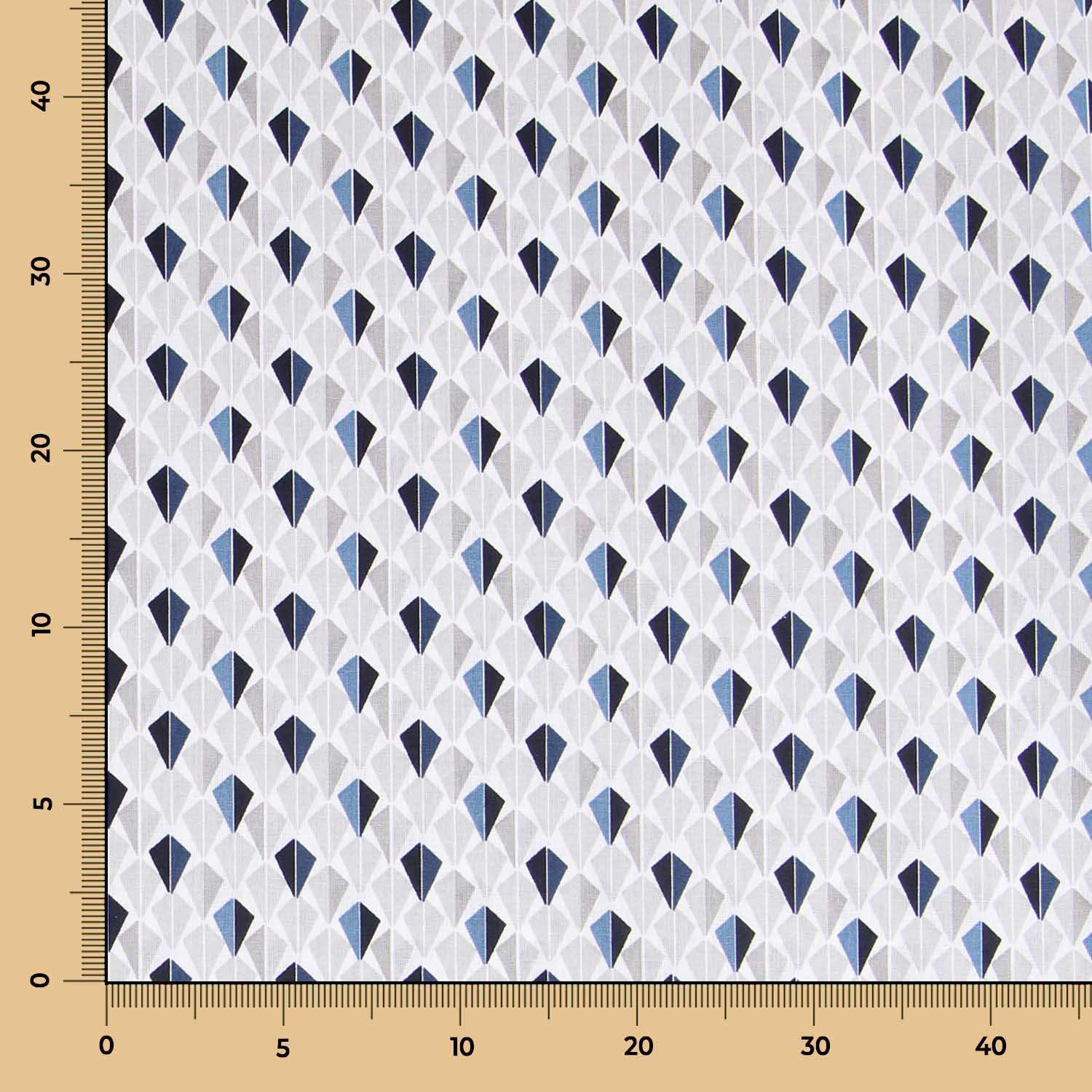 Tecido Patchwork Odeca Cinza - Ribes y Casals