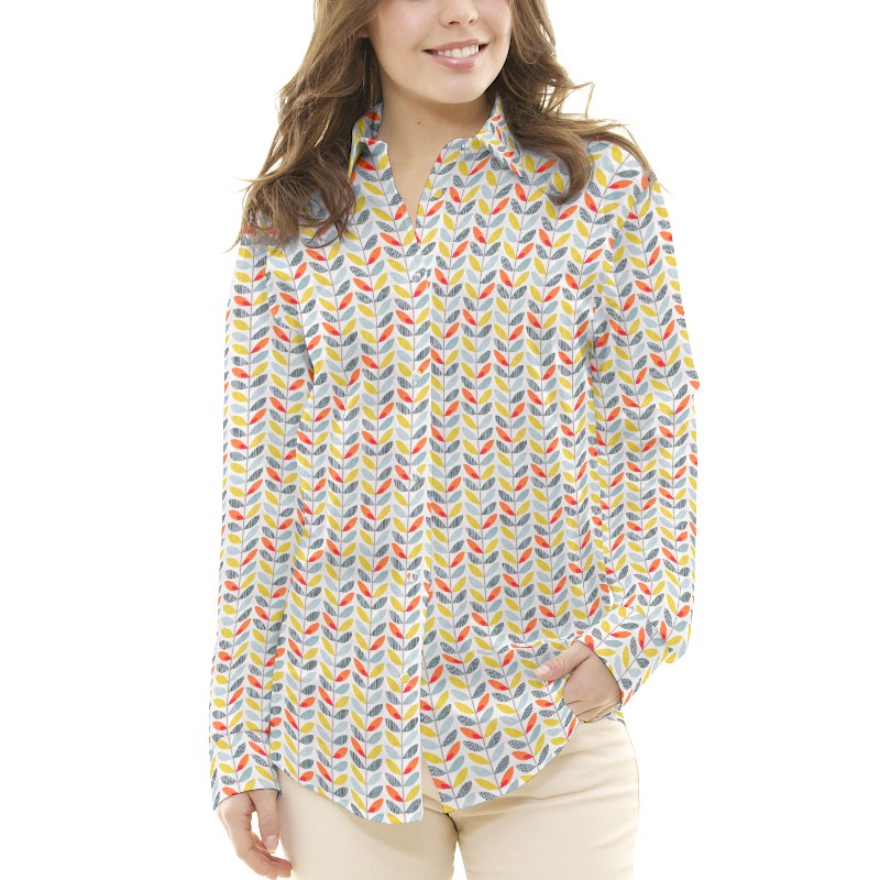 Tecido Patchwork Círculos Coral - Ribes y Casals