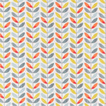 Tecido Patchwork Círculos Coral - Ribes y Casals