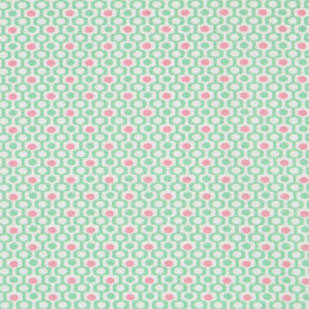 Tecido Patchwork Labirinto Verde - Ribes y Casals