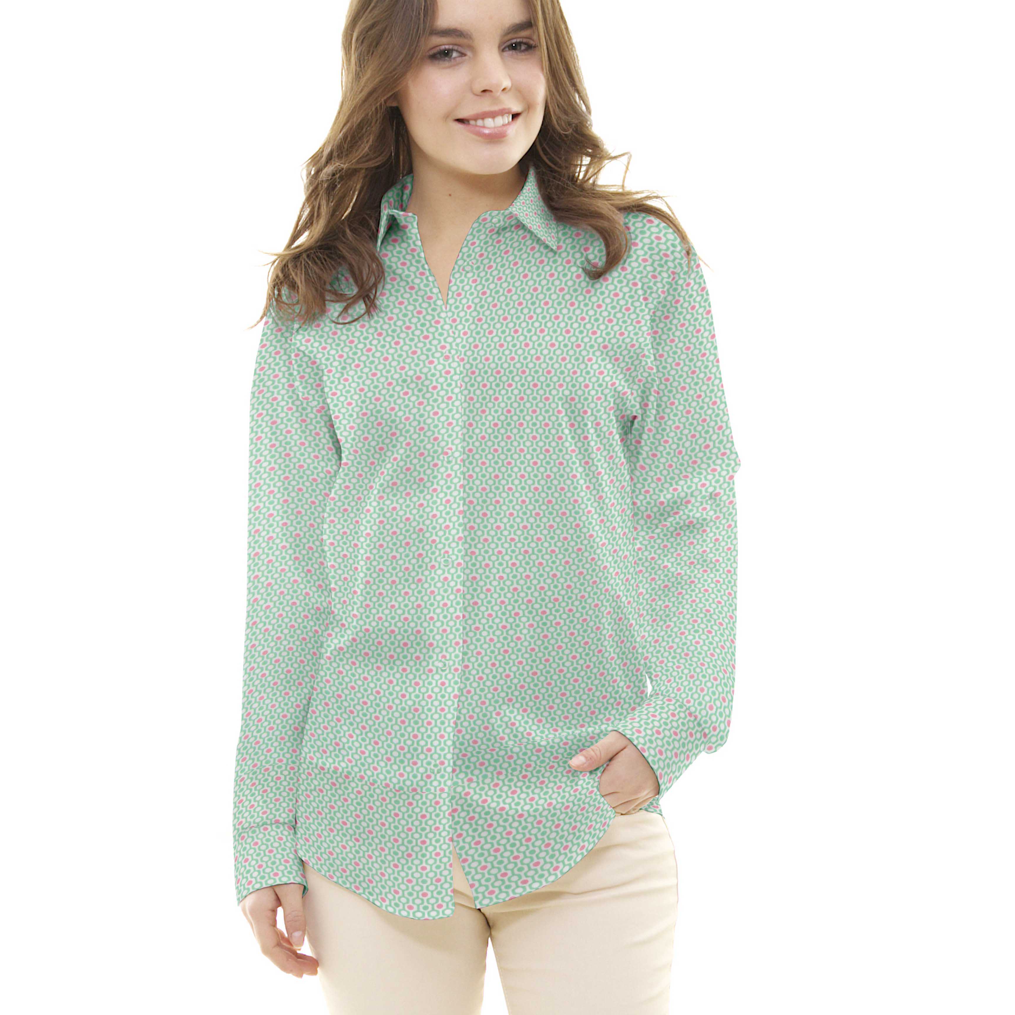 Tecido Patchwork Labirinto Verde - Ribes y Casals