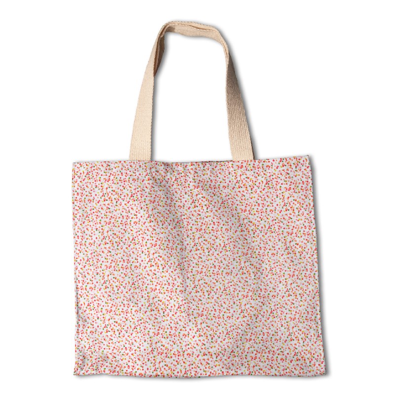 Tecido Patchwork Círculos Coral - Ribes y Casals