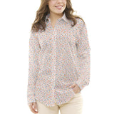 Tecido Patchwork Círculos Coral - Ribes y Casals