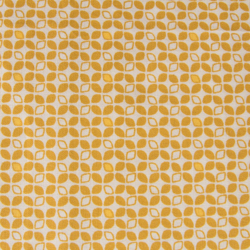 Tela Patchwork Pétalo Amarillo - Ribes y Casals