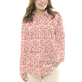 Tecido Patchwork Círculos Coral - Ribes y Casals