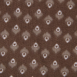 Tela Patchwork Pluma Marrón - Ribes y Casals