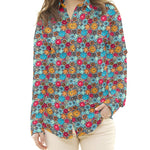 Tecido Patchwork Círculos Coral - Ribes y Casals