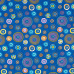 Tecido Patchwork Círculos Coral - Ribes y Casals