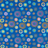 Tecido Patchwork Círculos Coral - Ribes y Casals