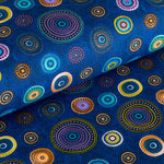 Tecido Patchwork Círculos Coral - Ribes y Casals