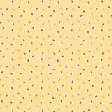 Tecido Patchwork Folhinhas Amarelo - Ribes y Casals