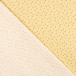 Tecido Patchwork Folhinhas Amarelo - Ribes y Casals