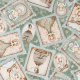 Tela Patchwork Santoro&#39;s Mirabelle Verde Pálido - Ribes y Casals