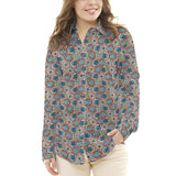 Tecido Patchwork Círculos Coral - Ribes y Casals