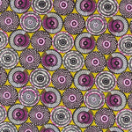 Tecido Patchwork Círculos Coral - Ribes y Casals