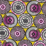 Tecido Patchwork Círculos Coral - Ribes y Casals