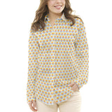 Tecido Patchwork Círculos Coral - Ribes y Casals