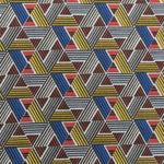 Tela Patchwork Triângulos Vermelho - Ribes y Casals