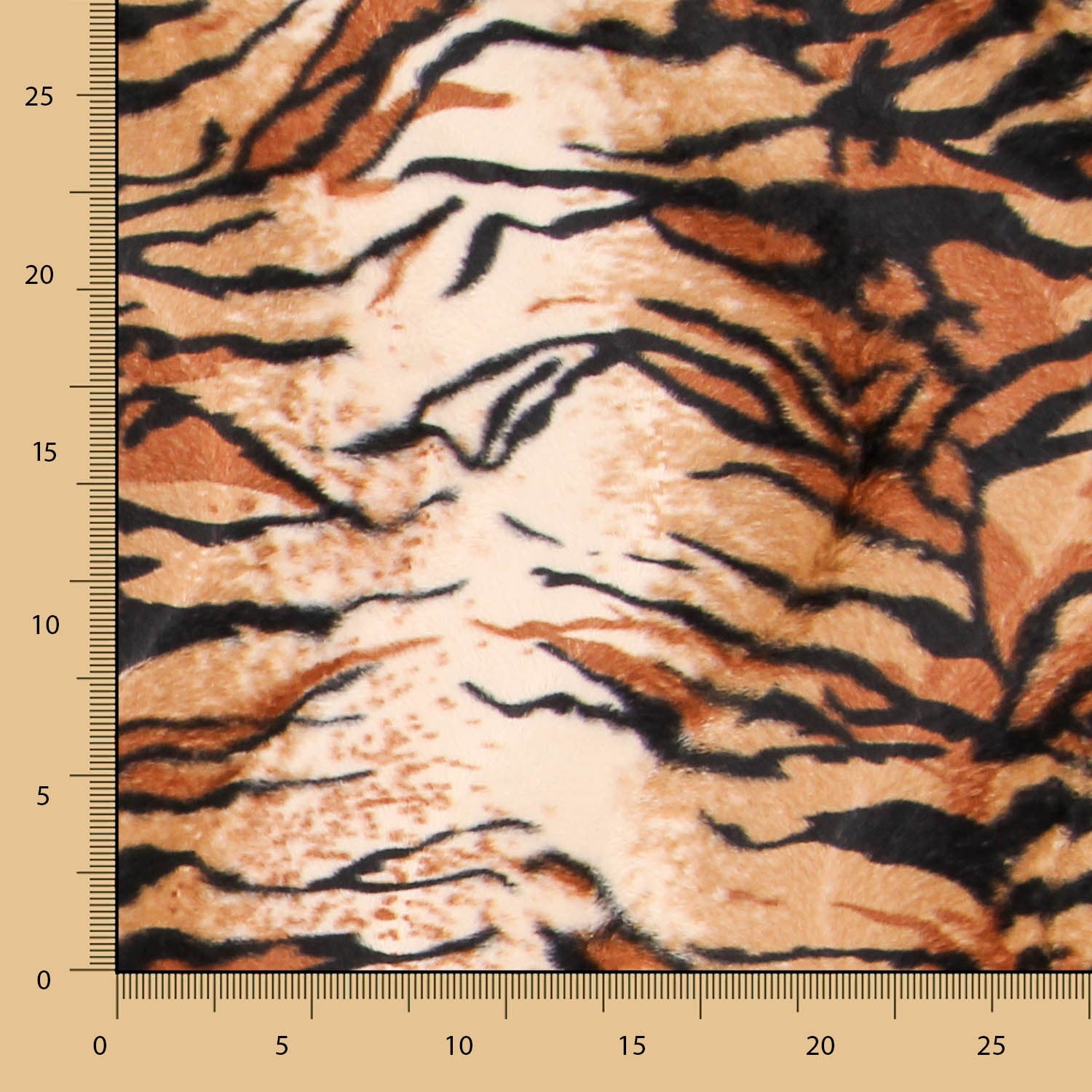 Retal Tela Pelo Animal Tigre 95x150 cm - Ribes y Casals