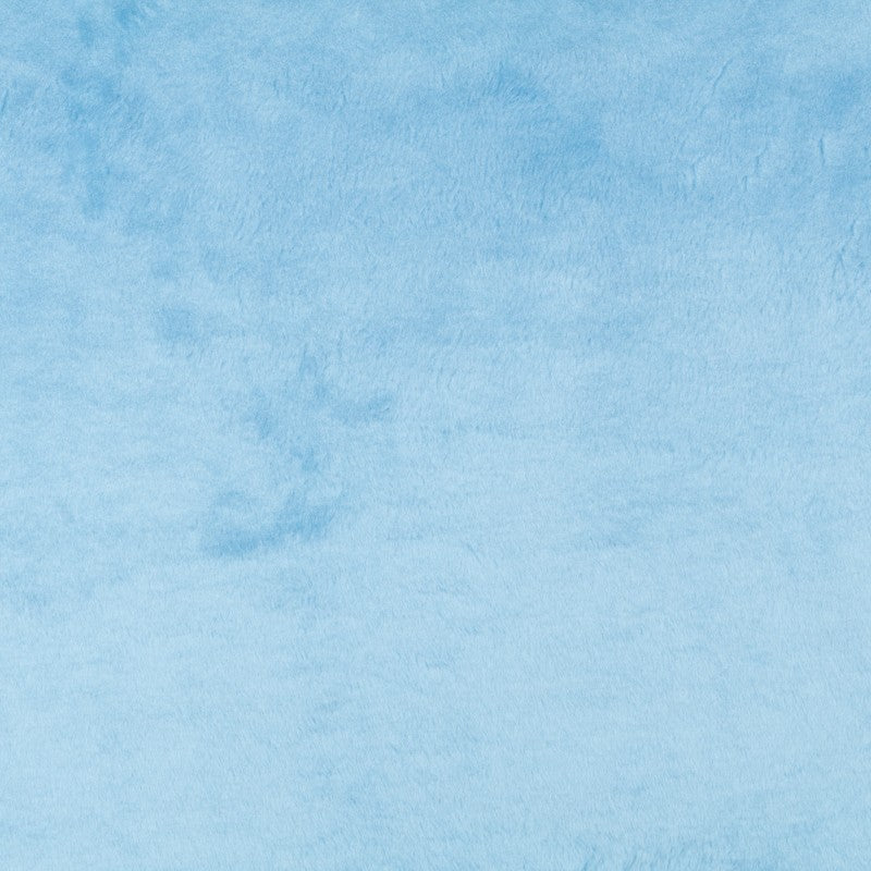 Tecido Pêlo Curto Azul Celeste - Ribes y Casals