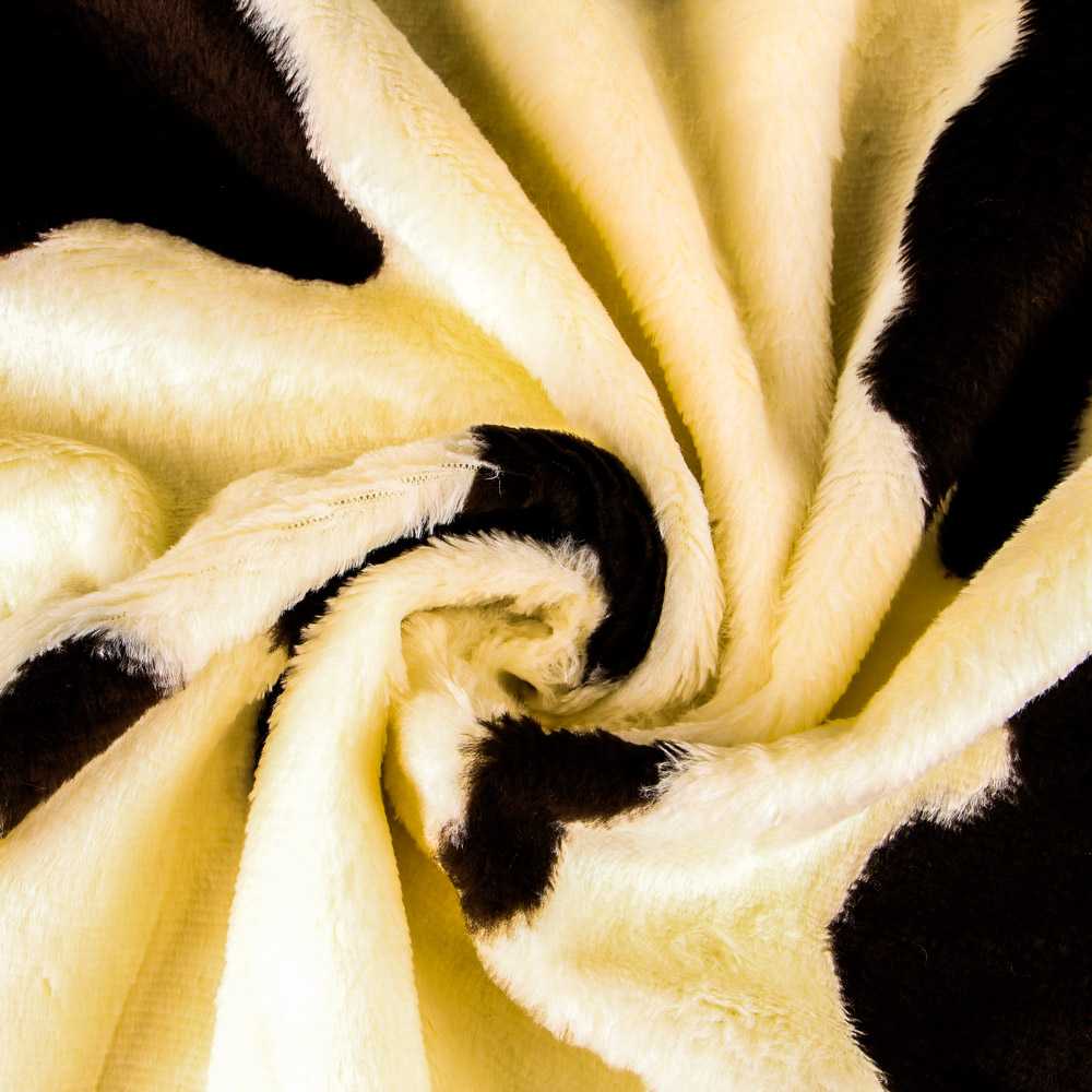 Tela Pelo Corto Blanco Negro - Ribes y Casals