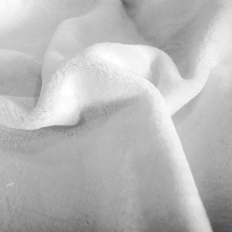 Tecido Pêlo Curto Branco - Ribes y Casals