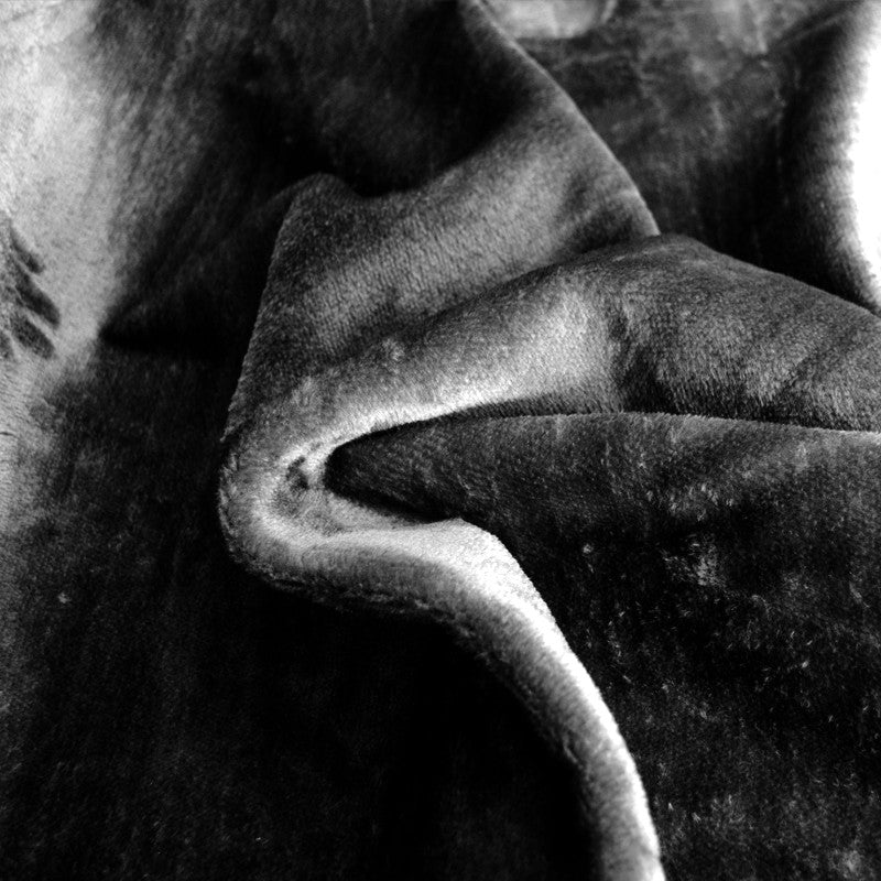 Tecido Pêlo Curto Negro - Ribes y Casals