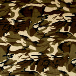 Tela Pelo Corto suave Militar Marrón - Ribes y Casals