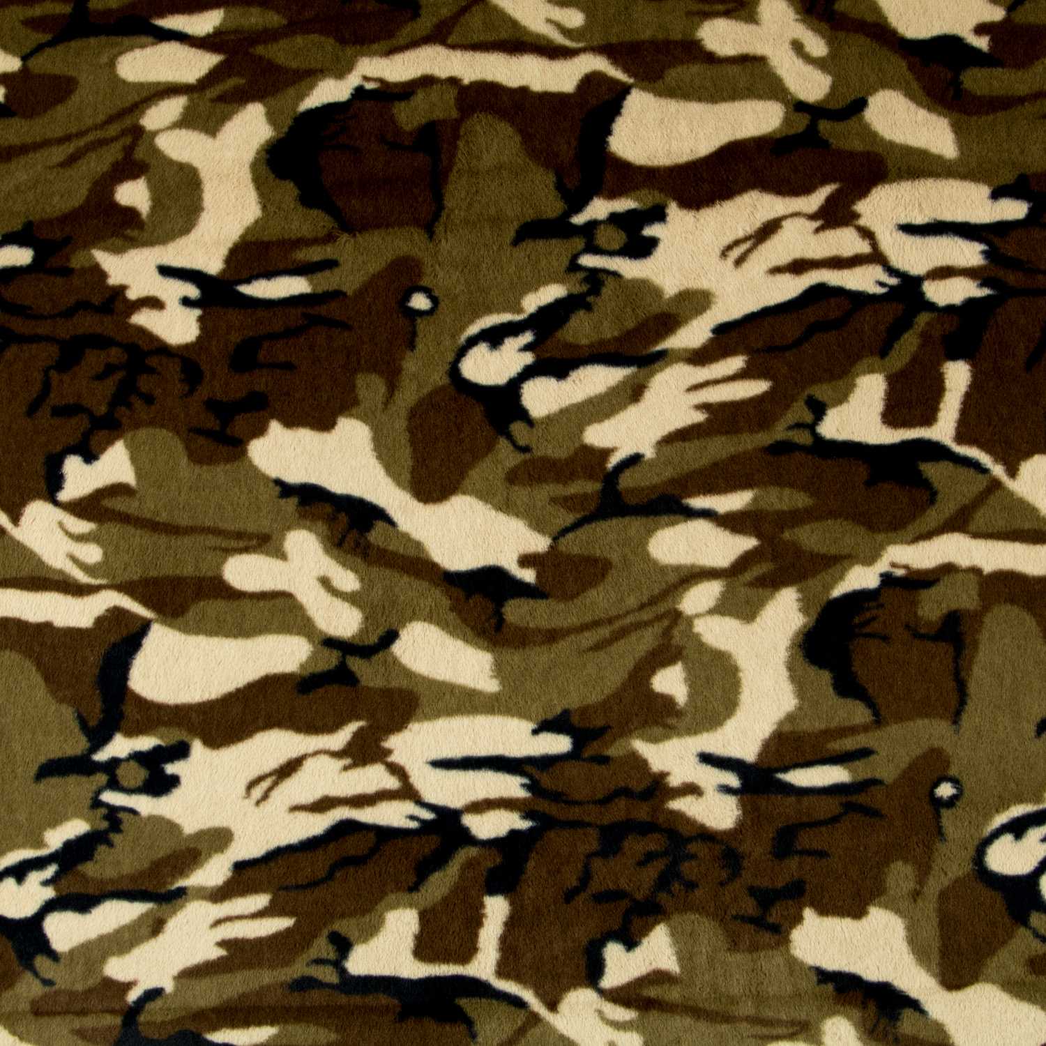 Tela Pelo Corto suave Militar Marrón - Ribes y Casals