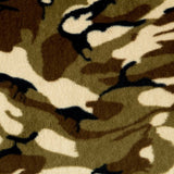 Tela Pelo Corto suave Militar Marrón - Ribes y Casals