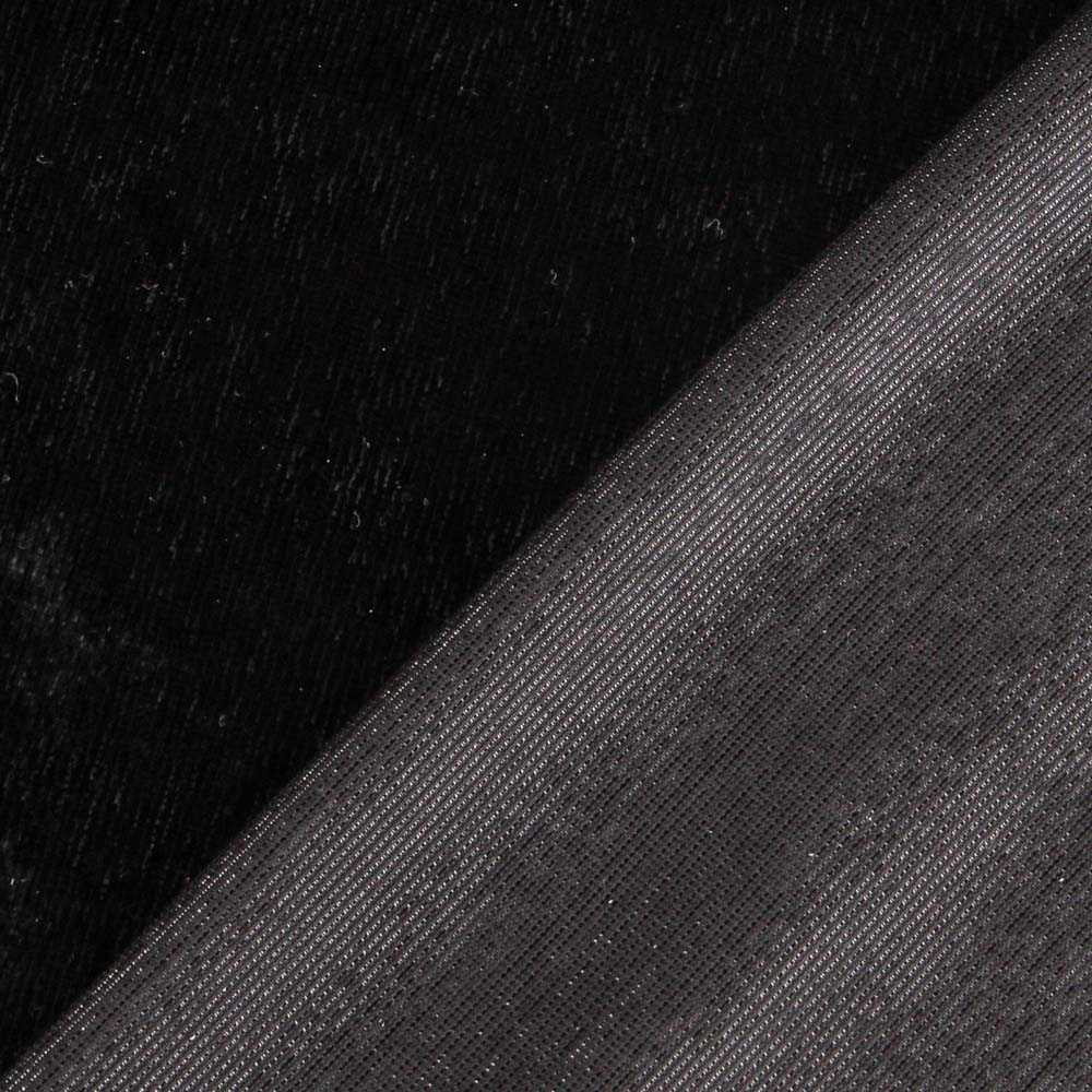 Tela Pelo De Mono Lurex Negro - Ribes y Casals