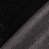 Tela Pelo De Mono Lurex Negro - Ribes y Casals