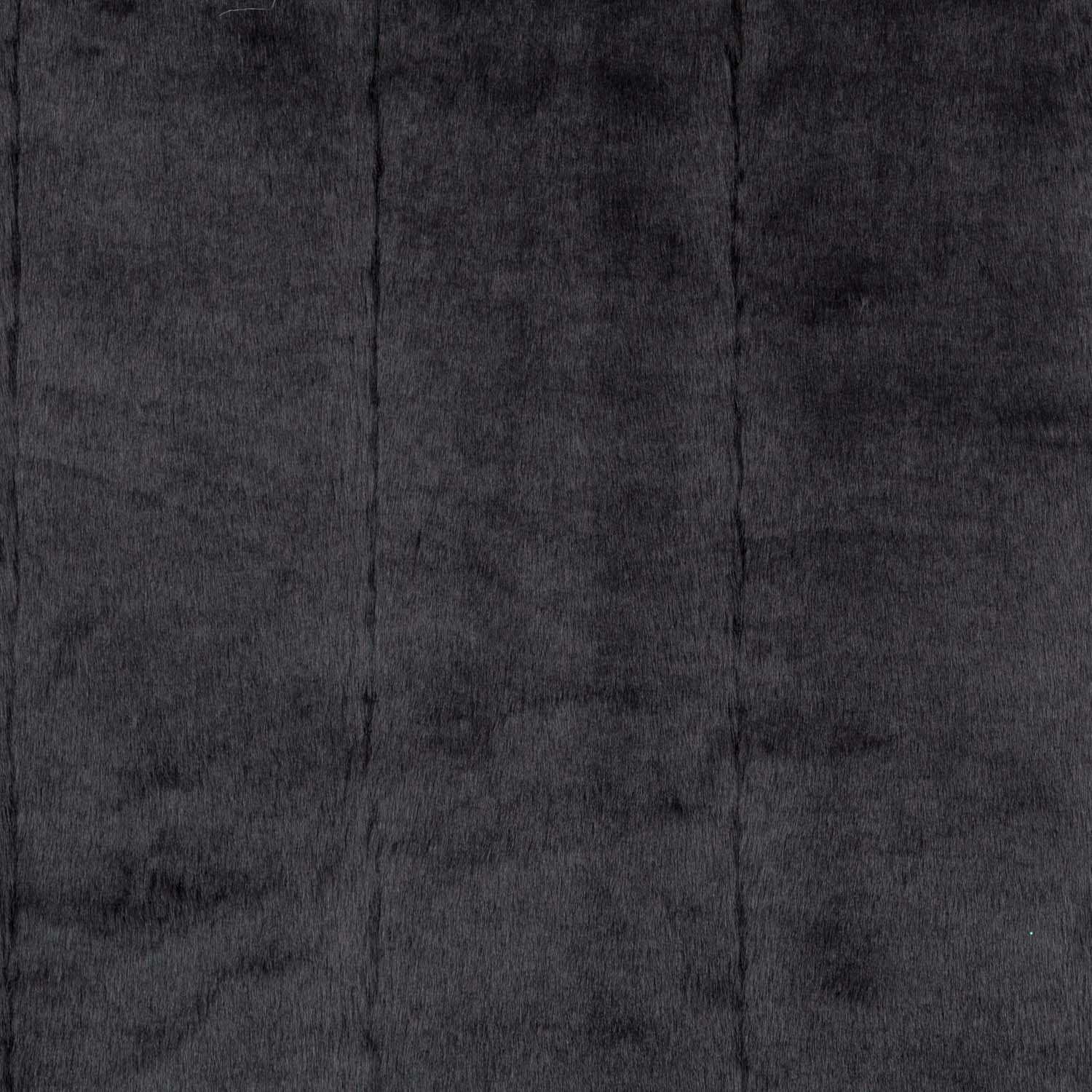 Retal Tela Pelo Invierno Negro Listado 160x160cm - Ribes y Casals