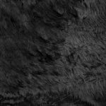 Tecido Pêlo Comprido Negro - Ribes y Casals