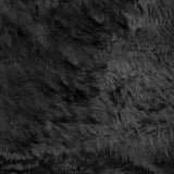 Tecido Pêlo Comprido Negro - Ribes y Casals