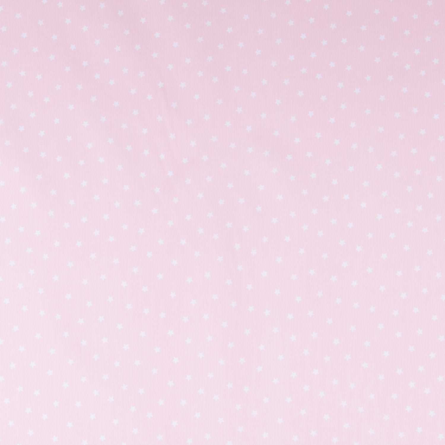 Tecido Piqué Canutillo Estrela Rosa - Ribes y Casals