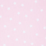 Tecido Piqué Canutillo Estrela Rosa - Ribes y Casals