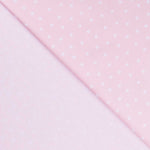 Tecido Piqué Canutillo Estrela Rosa - Ribes y Casals