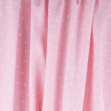 Tecido Piqué Canutillo Estrela Rosa - Ribes y Casals