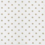Tecido Piqué Canudo Estrelas Camel - Ribes y Casals