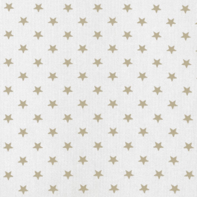 Tecido Piqué Canudo Estrelas Camel - Ribes y Casals