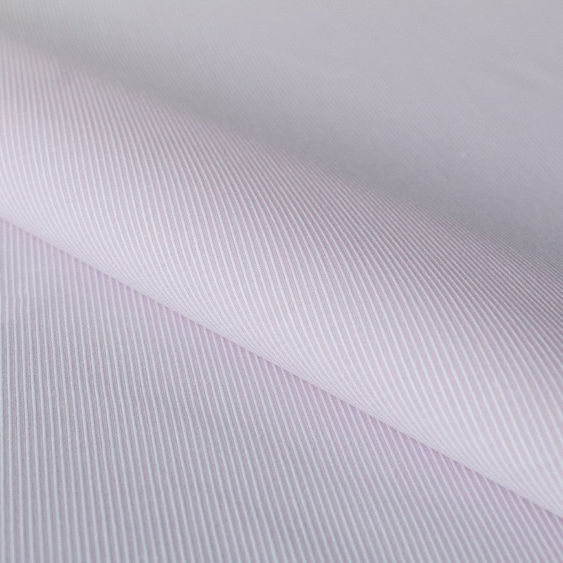 Tecido Piquê Risquinhas Rosa - Ribes y Casals