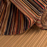 Tela Plisado Soleil Terciopelo Marrón - Ribes y Casals