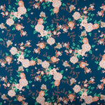 Crepe Marrocain Bouqet Preta - Ribes y Casals