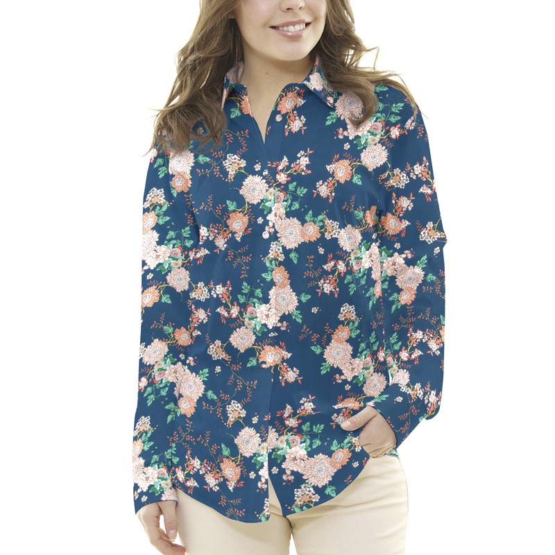 Crepe Marrocain Bouqet Preta - Ribes y Casals