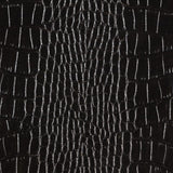 Tecido Polipele Crocodilo Negro - Ribes y Casals