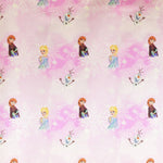 Tecido Popeline Disney Frozen Rosa - Ribes y Casals