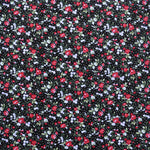 Tecido de Popelina Flamenga Liberty Flor Vermelho - Ribes y Casals
